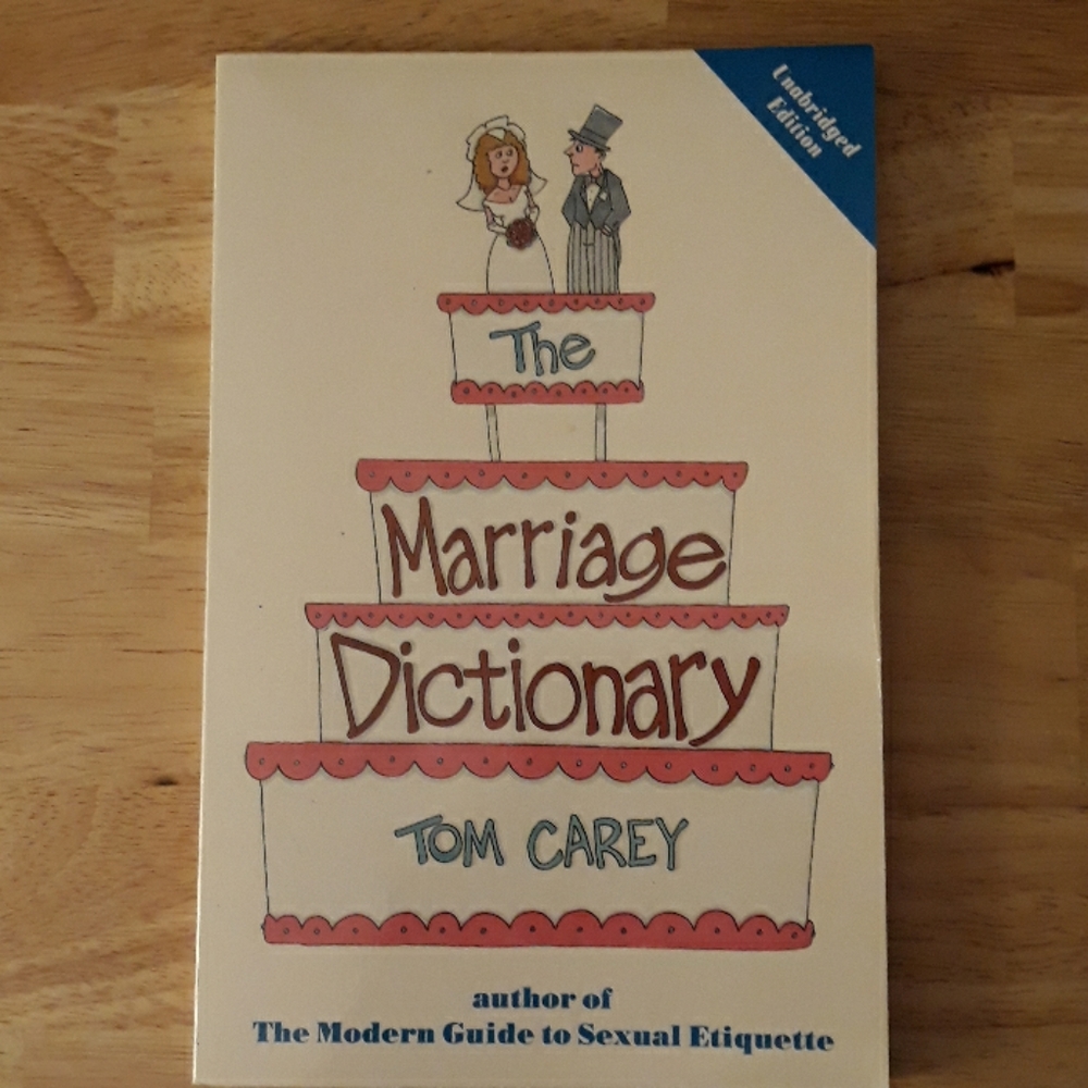 The Marriage Dictionary paperback book